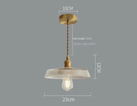 Suspension nordique en verre design | Marco Lucetti F / Avec ampoule