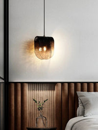 Suspension nordique en verre design nordiclight curved | Marco Lucetti