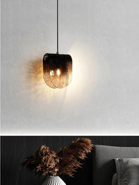 Suspension nordique en verre design nordiclight curved | Marco Lucetti