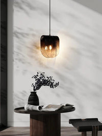 Suspension nordique en verre design nordiclight curved | Marco Lucetti
