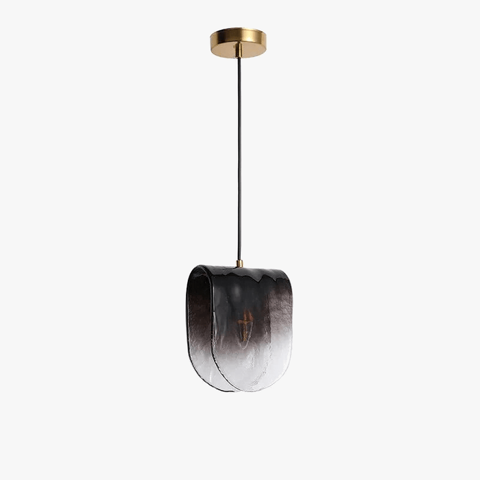 Suspension nordique en verre design nordiclight curved | Marco Lucetti