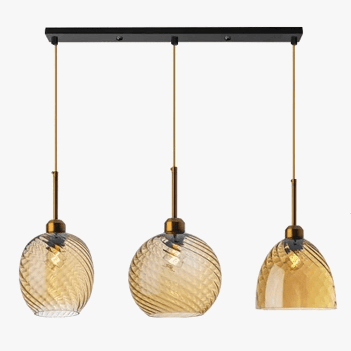 Suspension Nordique en Verre Fumé pour Éclairage Intérieur | Marco Lucetti
