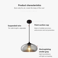 Suspension nordique en verre pour cuisine et restaurant | Marco Lucetti