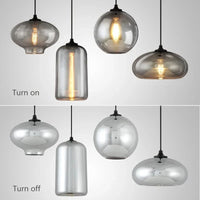 Suspension nordique en verre pour cuisine et restaurant | Marco Lucetti