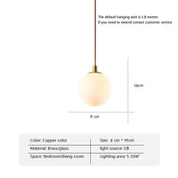 Suspension nordique en verre premium | Marco Lucetti 8CM / Sans ampoule / CHINE