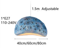 Suspension nordique étoile bleue - Collection Lunaire by Space Dreams - Suspension pour chambre d'enfant | Marco Lucetti