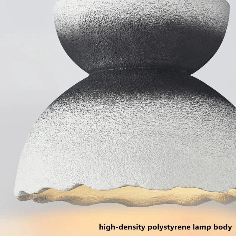 Suspension Nordique fait à la main pour une décoration LED Wabi Sabi dans une maison Loft | Marco Lucetti