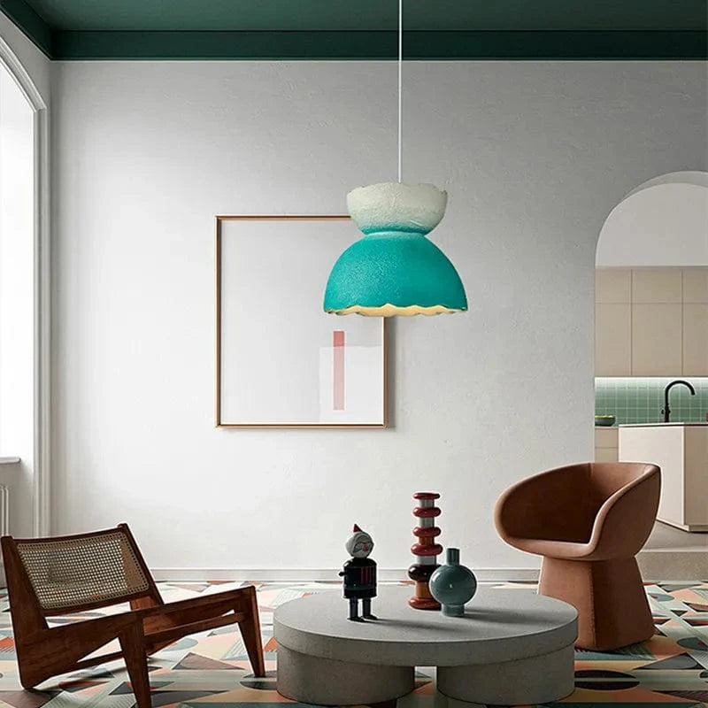 Suspension Nordique fait à la main pour une décoration LED Wabi Sabi dans une maison Loft | Marco Lucetti