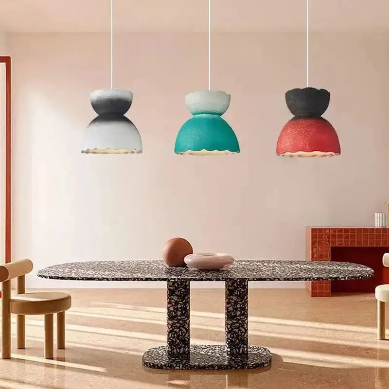 Suspension Nordique fait à la main pour une décoration LED Wabi Sabi dans une maison Loft | Marco Lucetti