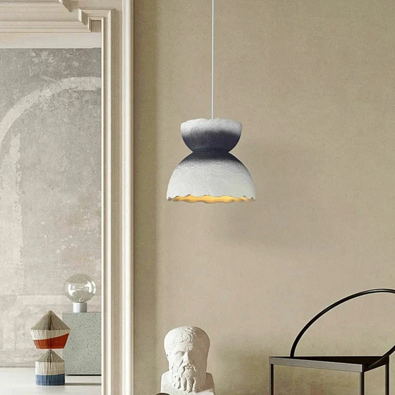 Suspension Nordique fait à la main pour une décoration LED Wabi Sabi dans une maison Loft | Marco Lucetti