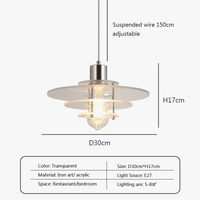 Suspension LED Nórdic Soucoupe Volante