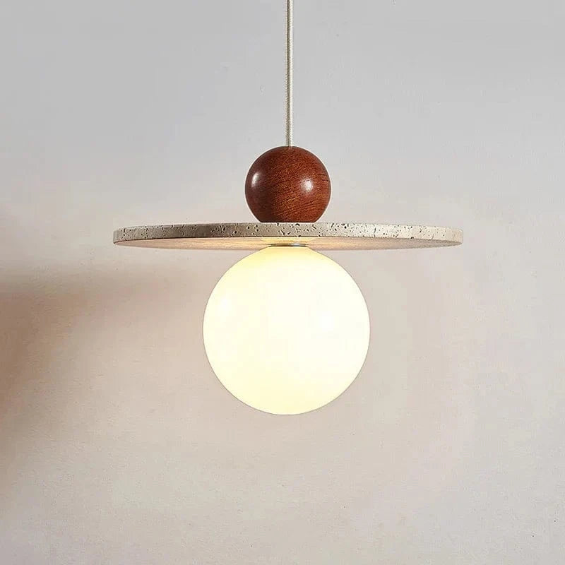 Suspension Nordique LED Chevet - Style Rétro Médiéval - Concepteur Niche Crème - Restaurant & Bar Art | Marco Lucetti