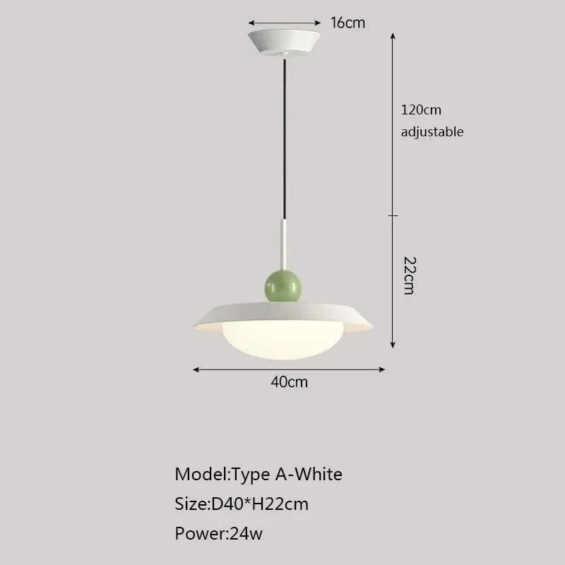 Suspension nordique LED Eclat Maison | Marco Lucetti A blanc