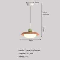 Suspension nordique LED Eclat Maison | Marco Lucetti A café rouge
