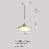 Suspension nordique LED Eclat Maison | Marco Lucetti A vert