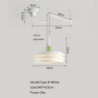 Suspension nordique LED Eclat Maison | Marco Lucetti B Blanc