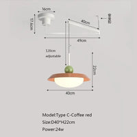 Suspension nordique LED Eclat Maison | Marco Lucetti C Café rouge