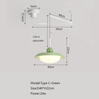 Suspension nordique LED Eclat Maison | Marco Lucetti C Vert