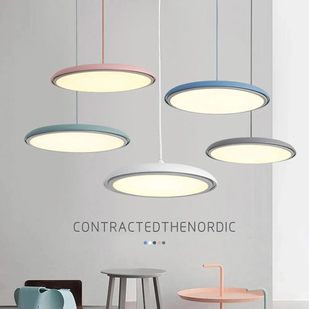 Suspension nordique LED moderne | Marco Lucetti Noir / Diamètre 40cm / Blanc froid