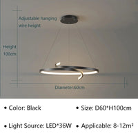 Suspension Nordique LED pour Salon - Éclairage Intérieur Moderne | Marco Lucetti