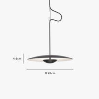 Suspension nordique LED "Saucer Glow" | Marco Lucetti