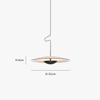 Suspension nordique LED "Saucer Glow" | Marco Lucetti