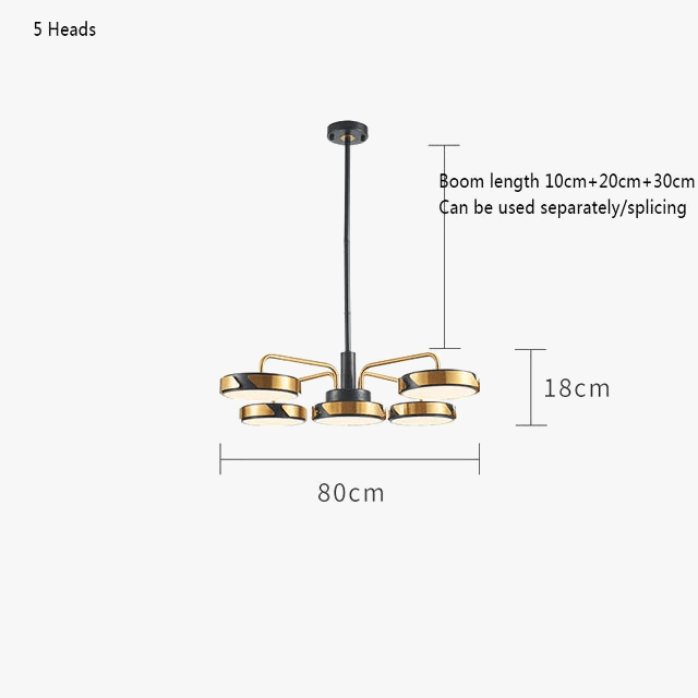 Suspension nordique luminaire décoratif pour un intérieur loft chic | Marco Lucetti