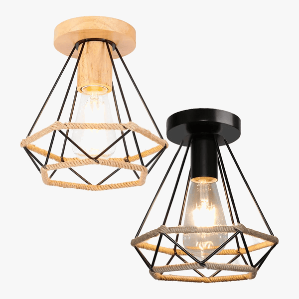 Suspension Nordique Lustre Industriel Vintage - Éclairage Rétro | Marco Lucetti