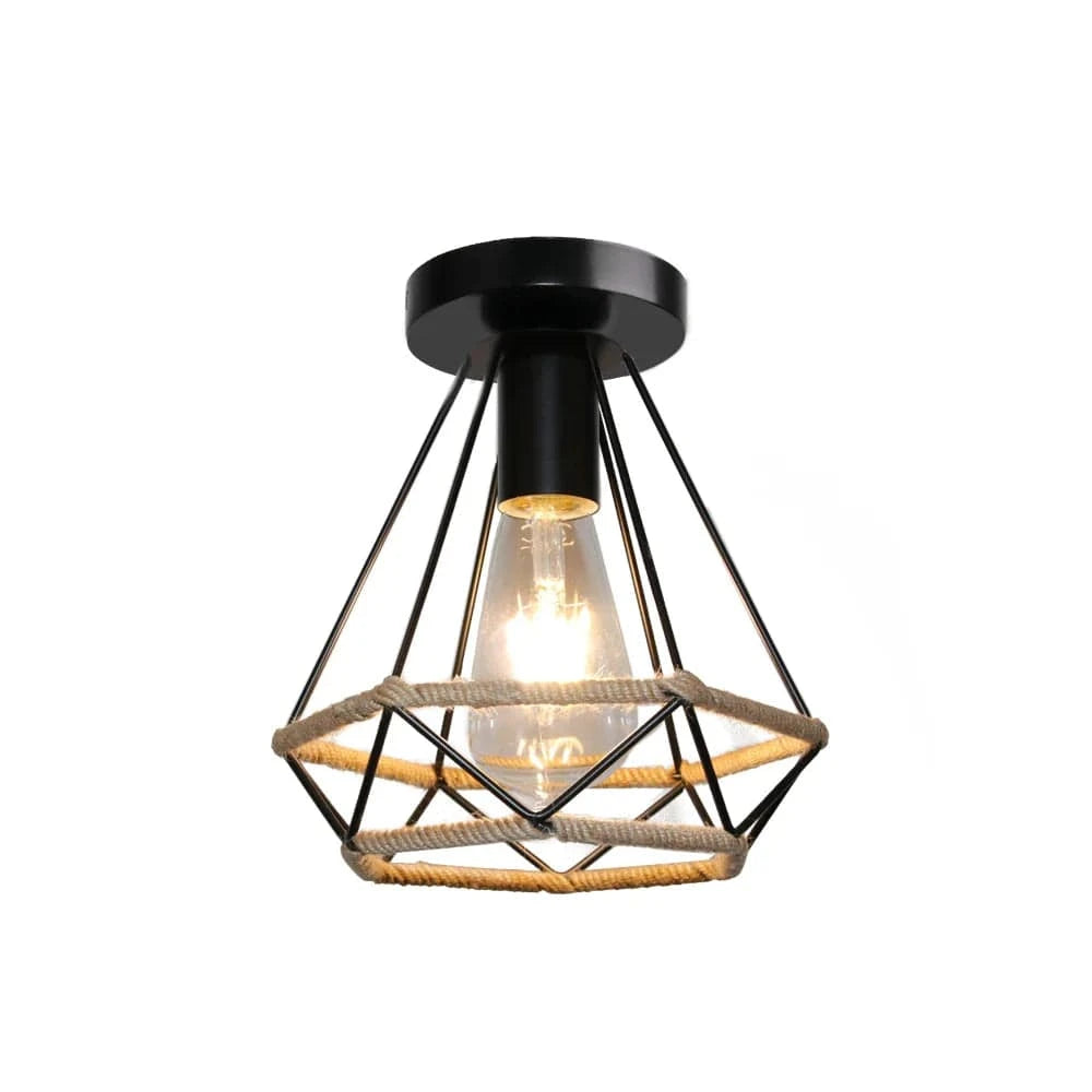 Suspension Nordique Lustre Industriel Vintage - Éclairage Rétro | Marco Lucetti Modèle 6