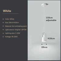 Suspension Nordique Macaron LED pour Chambre Salon Étude Chevet Salle À Manger | Marco Lucetti PL444 Blanc / Blanc froid