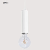 Suspension Nordique Macaron Simple pour Chambre et Cuisine | Marco Lucetti Blanc / Dia4.5x10CM / LED G80 blanc froid