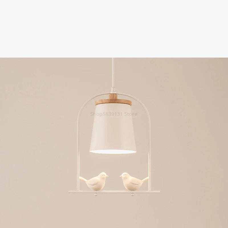 Suspension Nordique Minimaliste avec LED Oiseau Moderne | Marco Lucetti