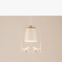 Suspension Nordique Minimaliste avec LED Oiseau Moderne | Marco Lucetti