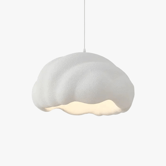 Suspension Nordique Minimaliste Créatif Nuage Wabi Sabi Crème Style LED Lustre Restaurant Bar Décor à la Maison Lampe Salle à Manger Lumières | Marco Lucetti