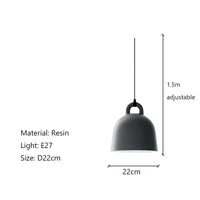 Suspension Nordique minimaliste créatif - Pot couvercle Innovate | Marco Lucetti Gris D22cm / Lumière neutre