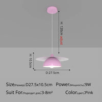 Suspension nordique minimaliste pour bar et café | Marco Lucetti A Rose D27x10cm 9W / Blanc froid