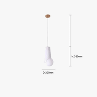 Suspension nordique minimaliste pour comptoir en marbre, fil de fer modernisé | Marco Lucetti