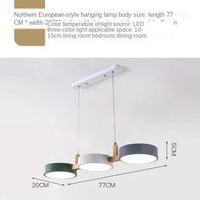 Suspension nordique moderne en bois de qualité | Marco Lucetti 3 couleurs / 3 couleurs claires