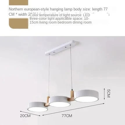 Suspension nordique moderne en bois de qualité | Marco Lucetti Blanc / 3 couleurs claires