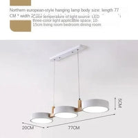 Suspension nordique moderne en bois de qualité | Marco Lucetti Blanc / 3 couleurs claires