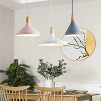 Suspension Nordique Moderne en Bois et Aluminium - Design Scandinave | Marco Lucetti