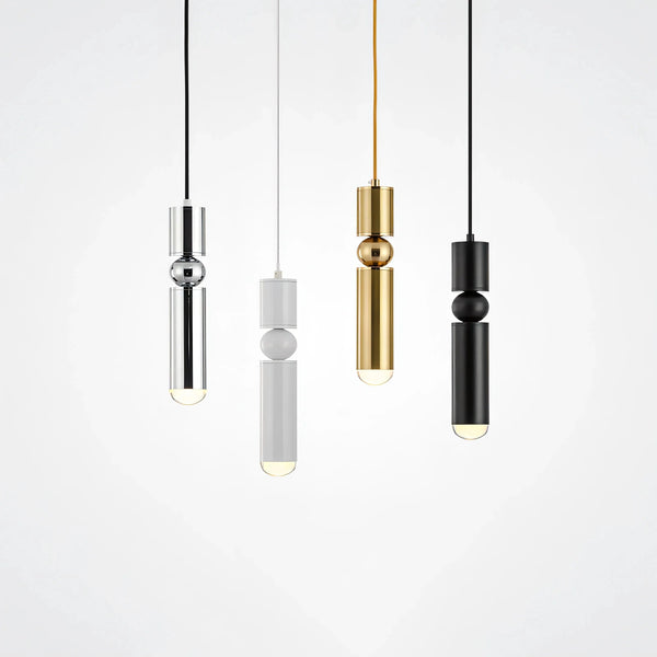 Suspension nordique moderne en métal avec lumière led intégrée | Marco Lucetti