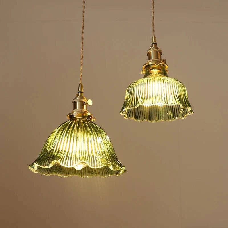 Suspension Nordique Moderne en Verre Fleur | Marco Lucetti