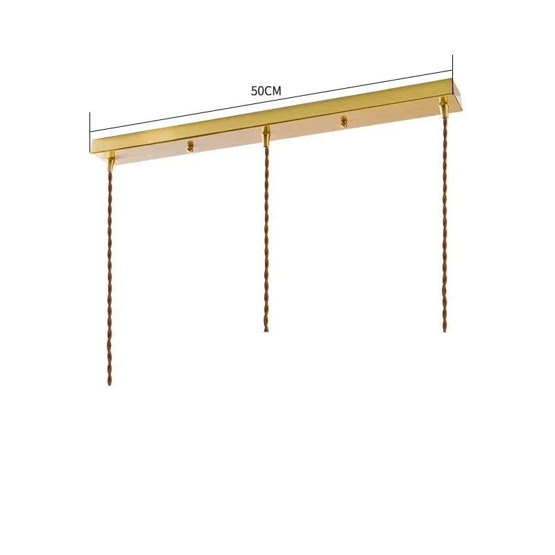 Suspension Nordique Moderne en Verre Fleur | Marco Lucetti Auvent 3 têtes 1