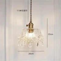 Suspension Nordique Moderne en Verre Fleur | Marco Lucetti Effacer 10