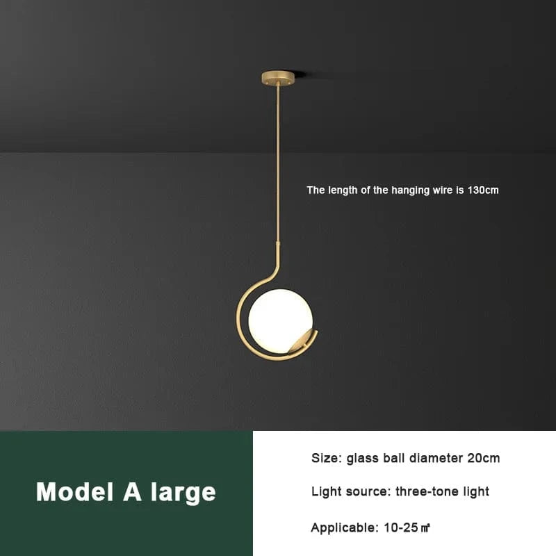Suspension nordique moderne et minimaliste | Marco Lucetti Modèle A grand