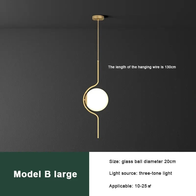 Suspension nordique moderne et minimaliste | Marco Lucetti Modèle B grand