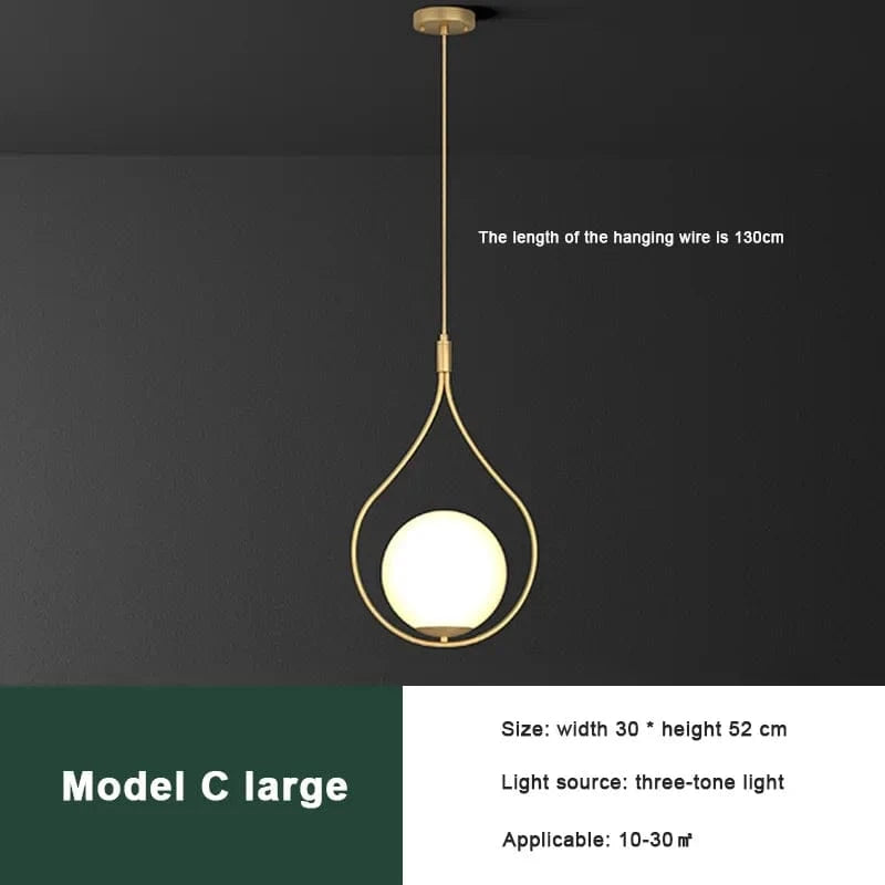Suspension nordique moderne et minimaliste | Marco Lucetti Modèle C grand