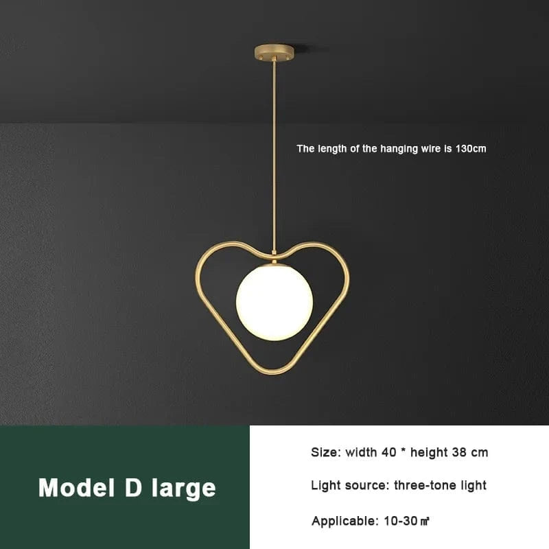 Suspension nordique moderne et minimaliste | Marco Lucetti Modèle D grand