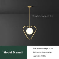 Suspension nordique moderne et minimaliste | Marco Lucetti Modèle D petit